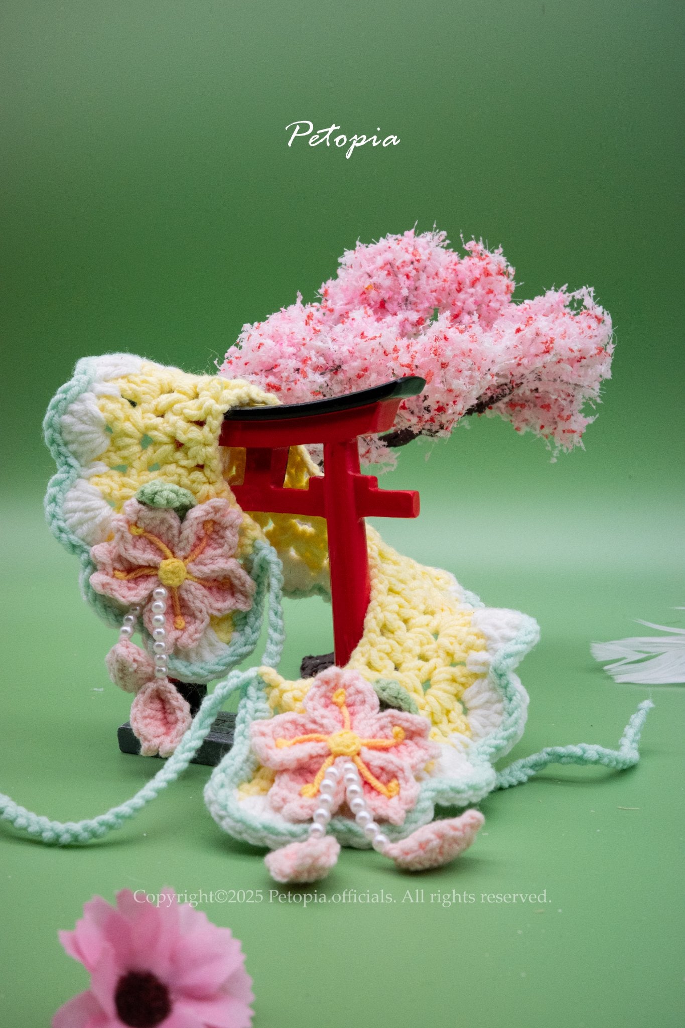 Sakura Blossom Spring Romance Bib