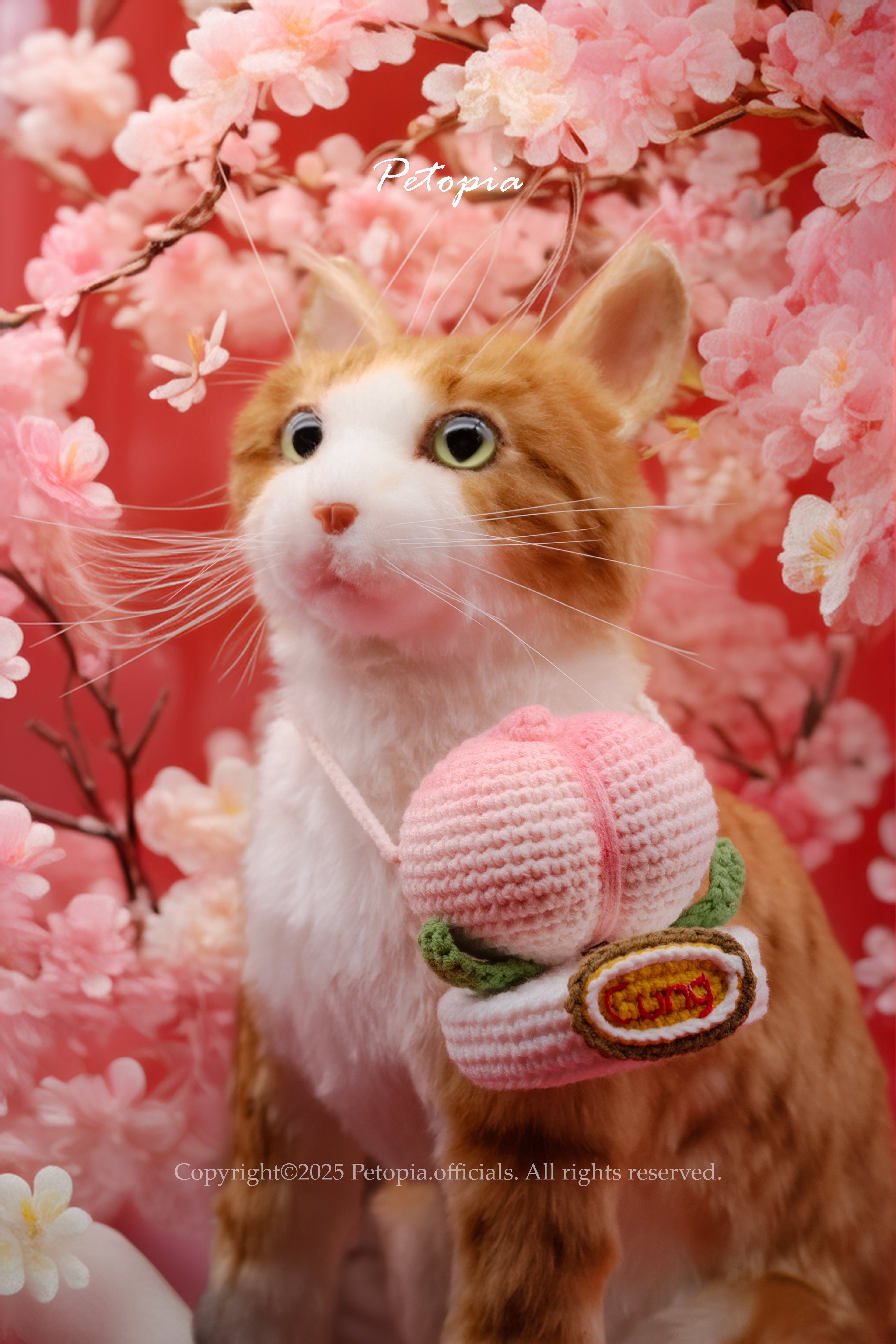 Longevity Peach Bun Charm