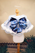Porcelain Winter Rhyme Bib