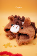 Golden Steed Plush Hat
