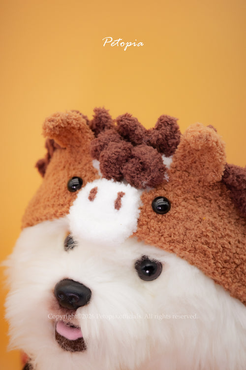Golden Steed Plush Hat