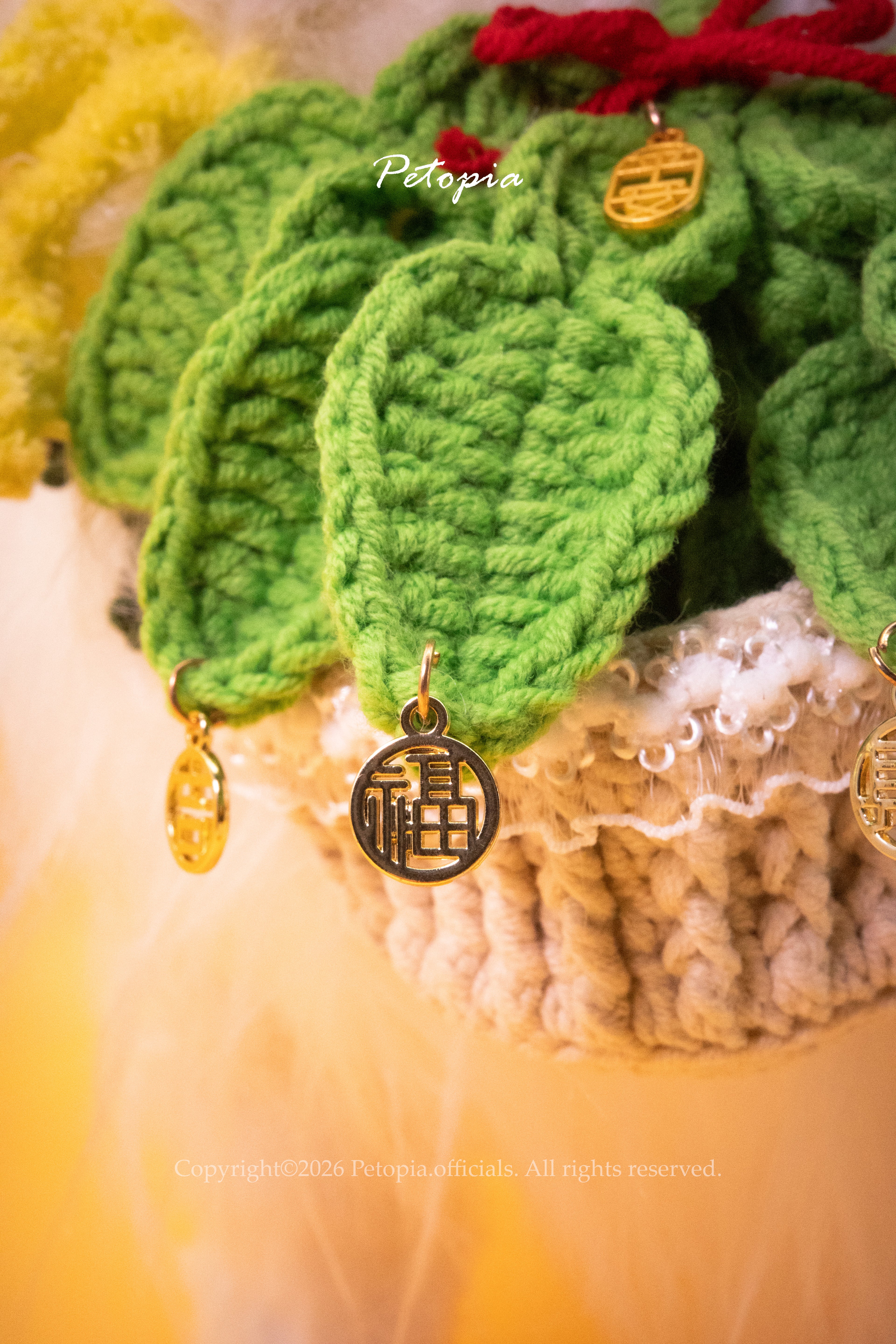 Fortune Pomelo Leaf Neck Accessory