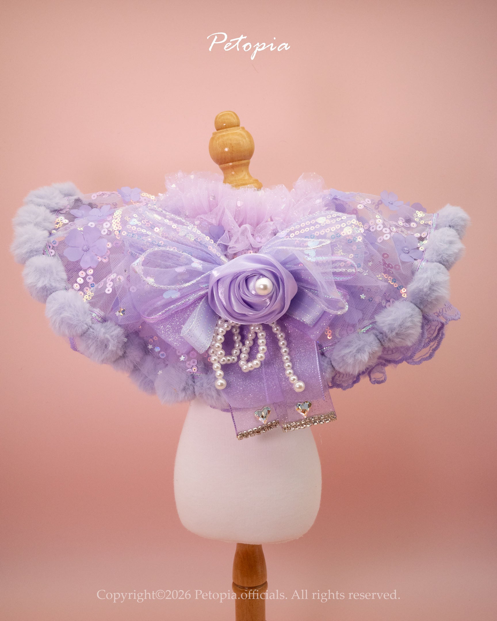 Violet Rose Starlight Bib