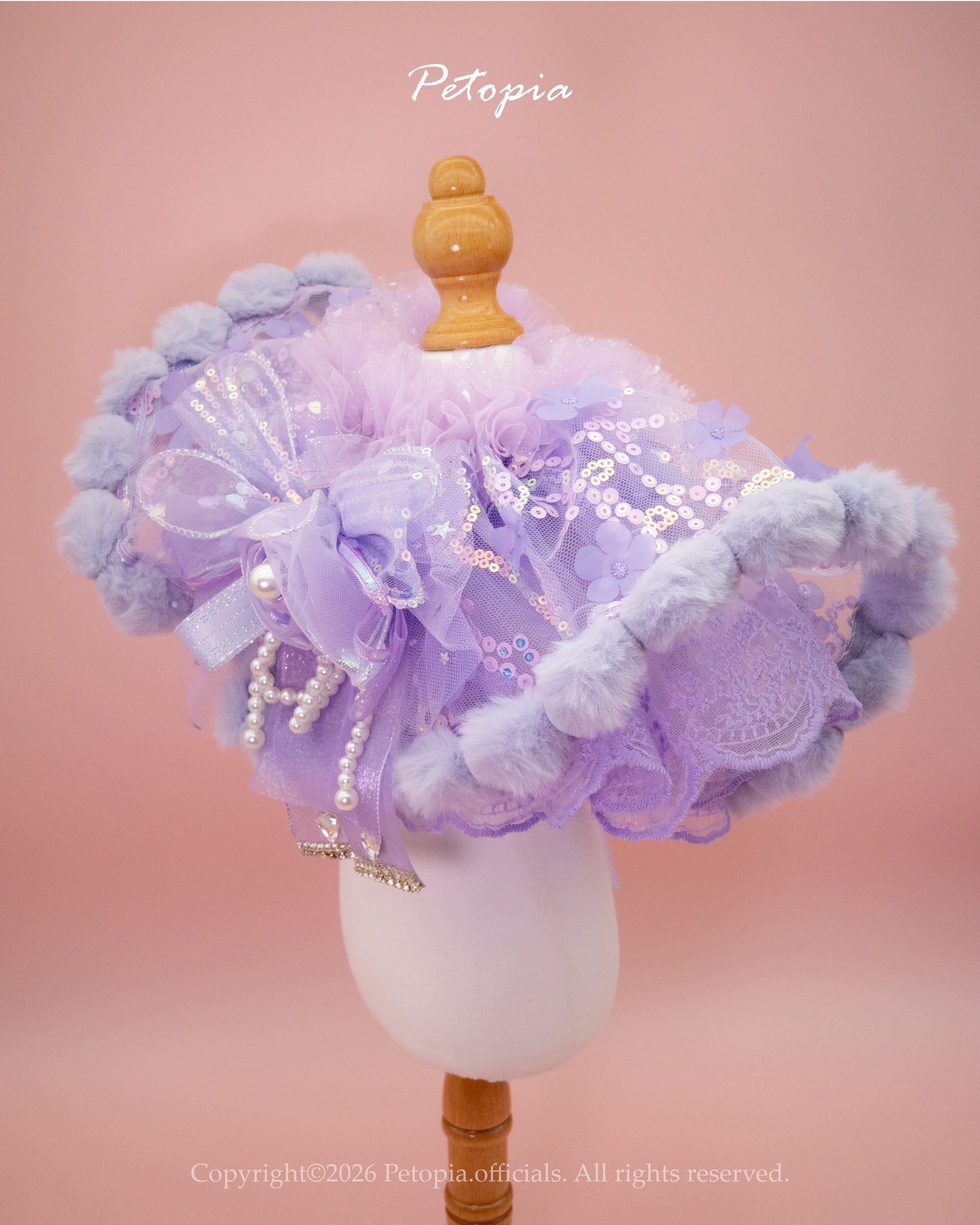 Violet Rose Starlight Bib