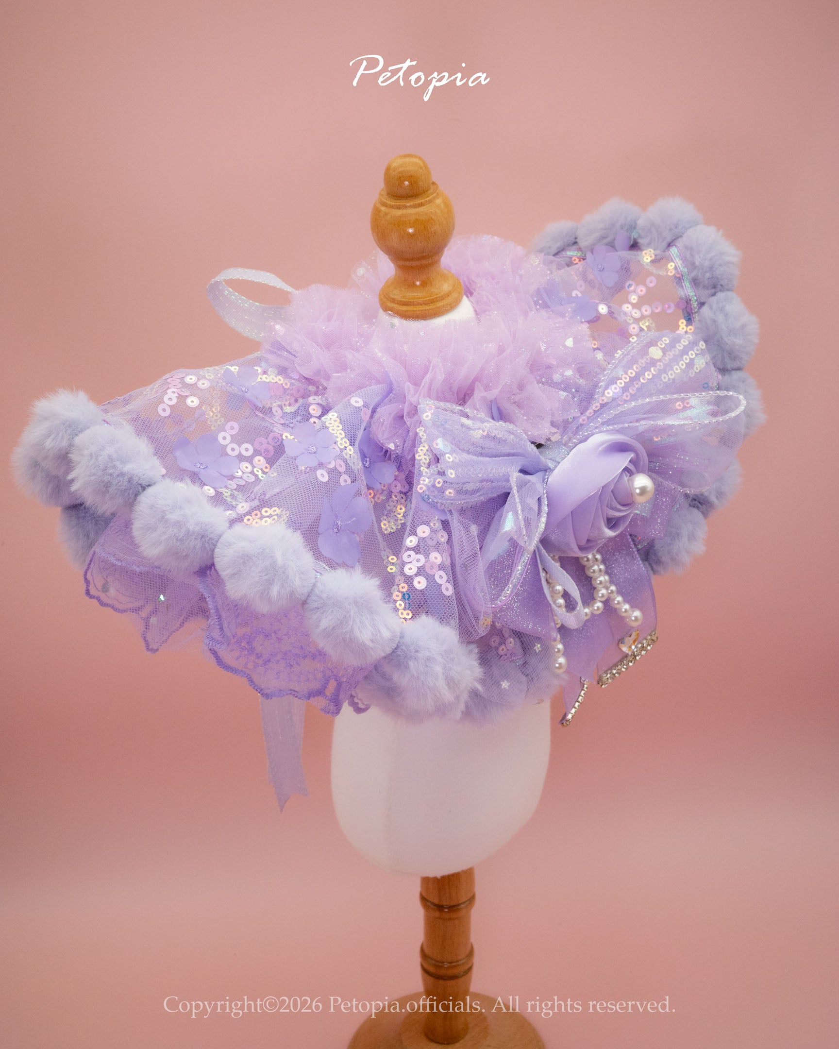 Violet Rose Starlight Bib