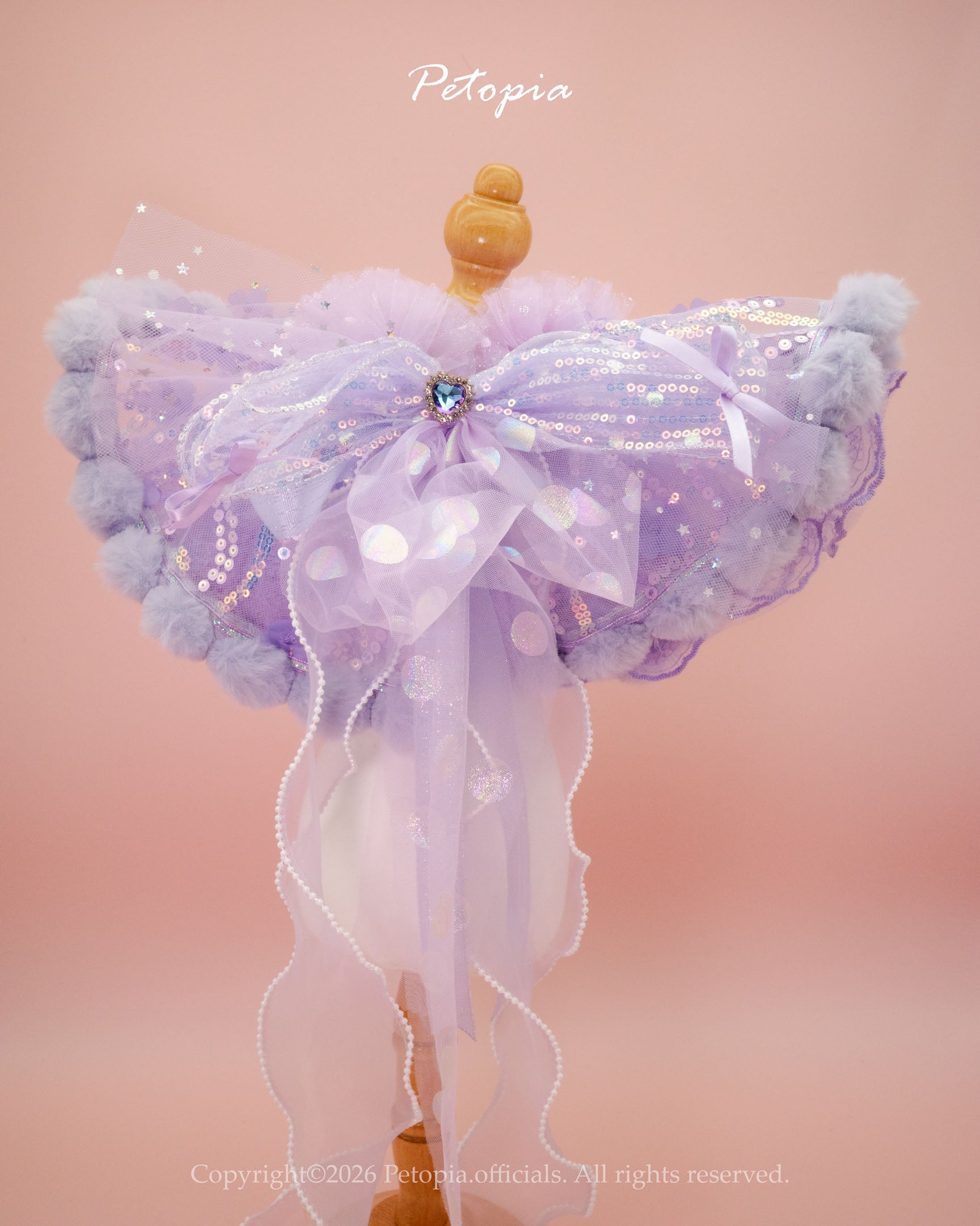 Violet Rose Starlight Bib