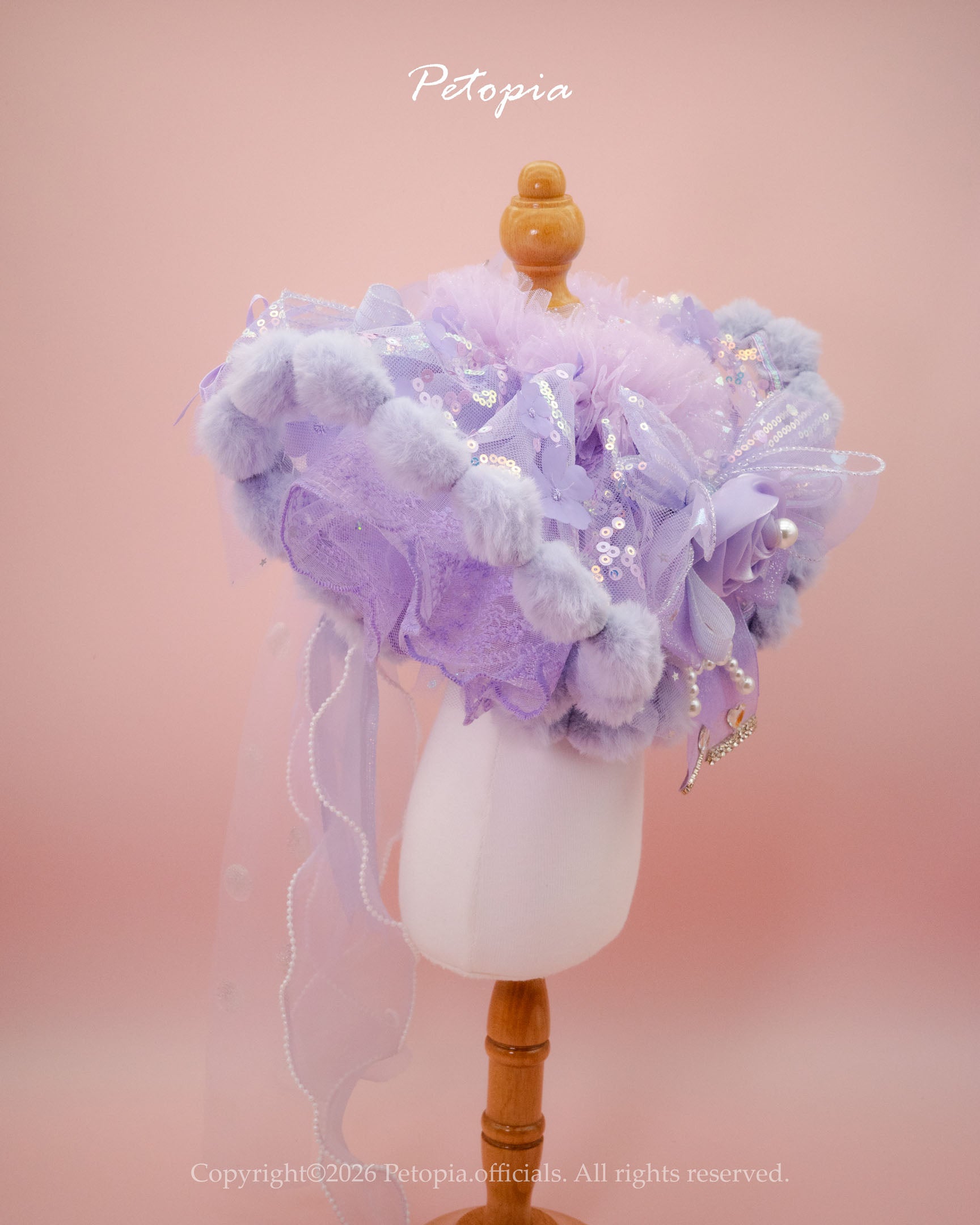 Violet Rose Starlight Bib