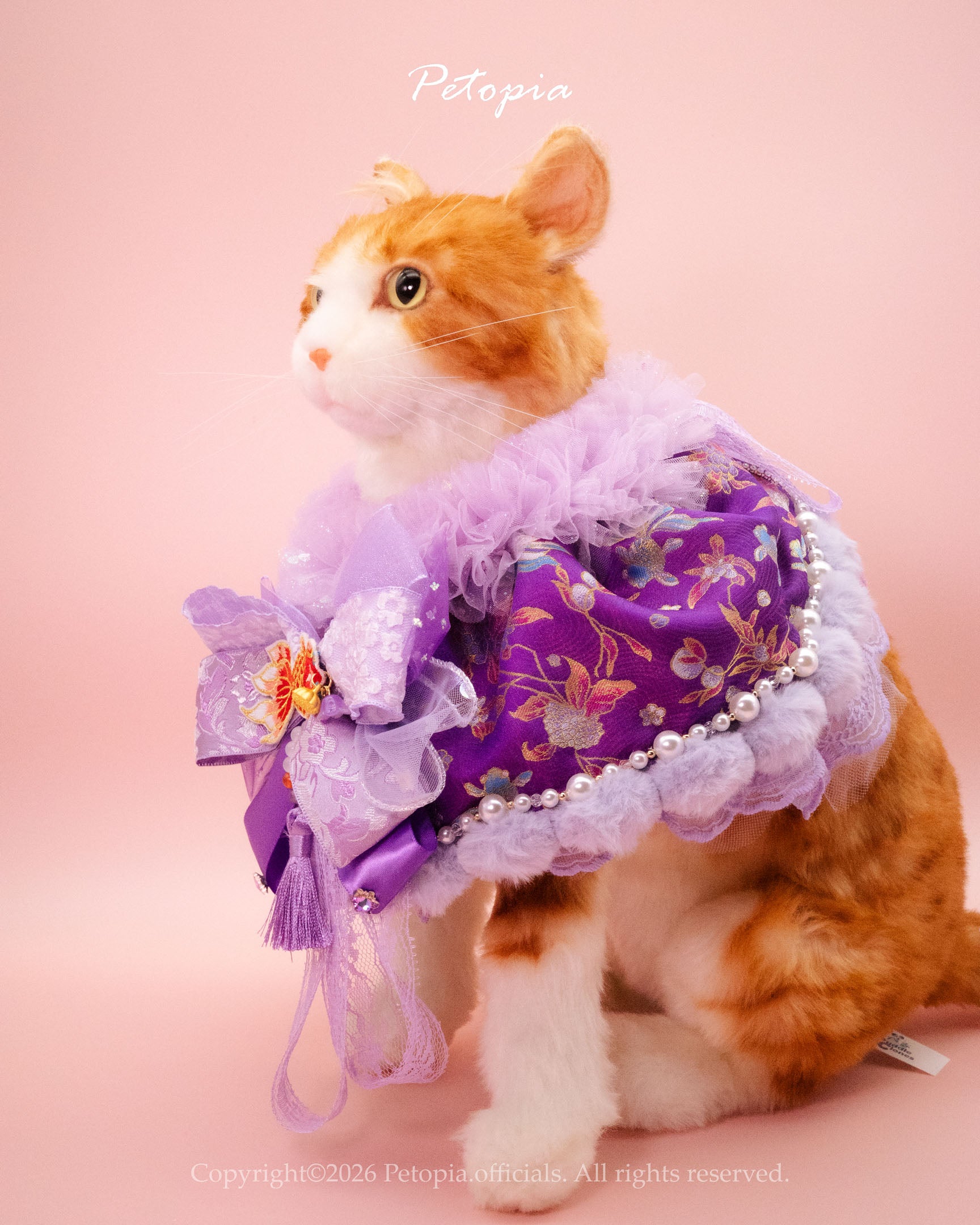 The Royal Purple Koi Bib