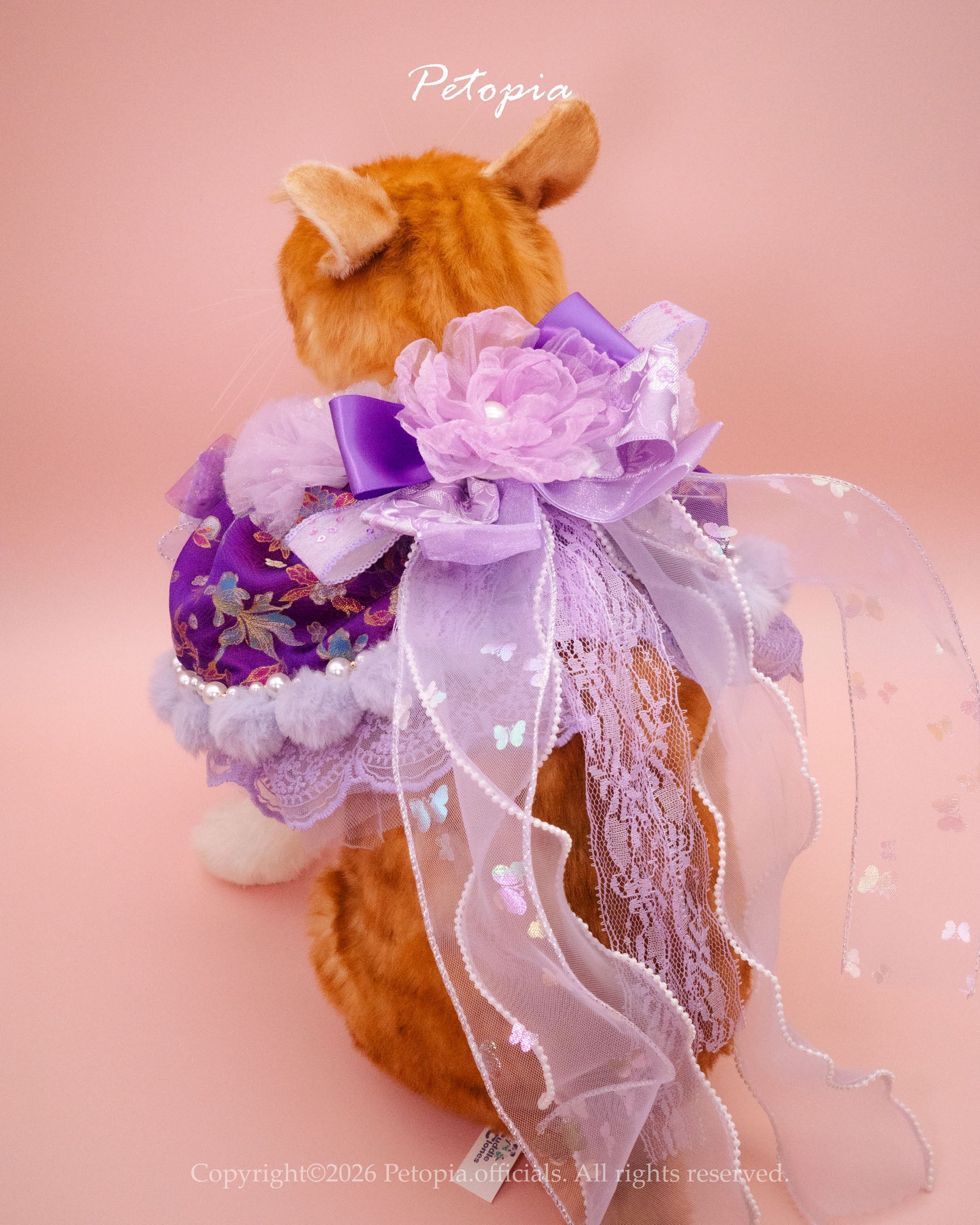 The Royal Purple Koi Bib