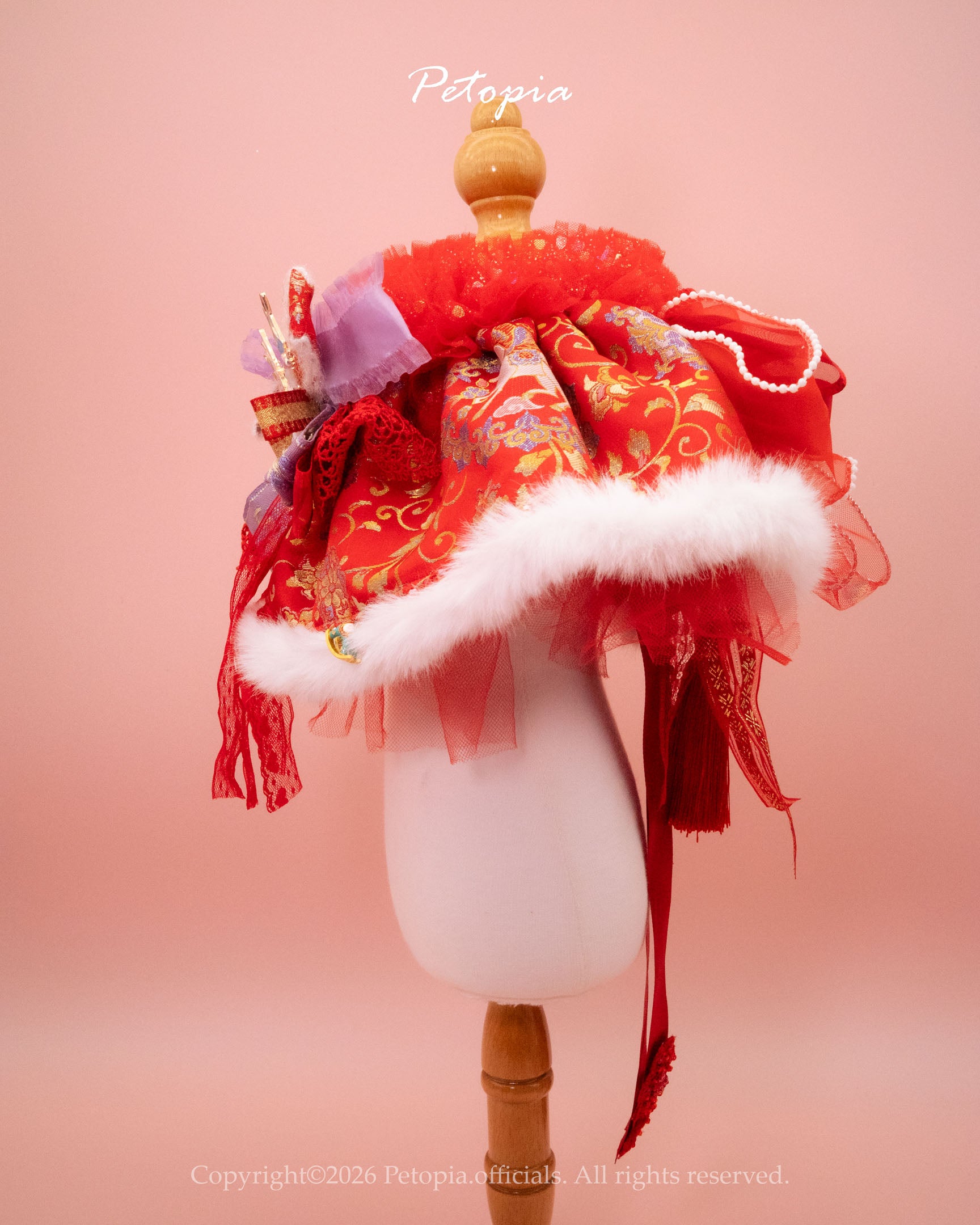 The Celestial Pegasus Song Brocade Bib