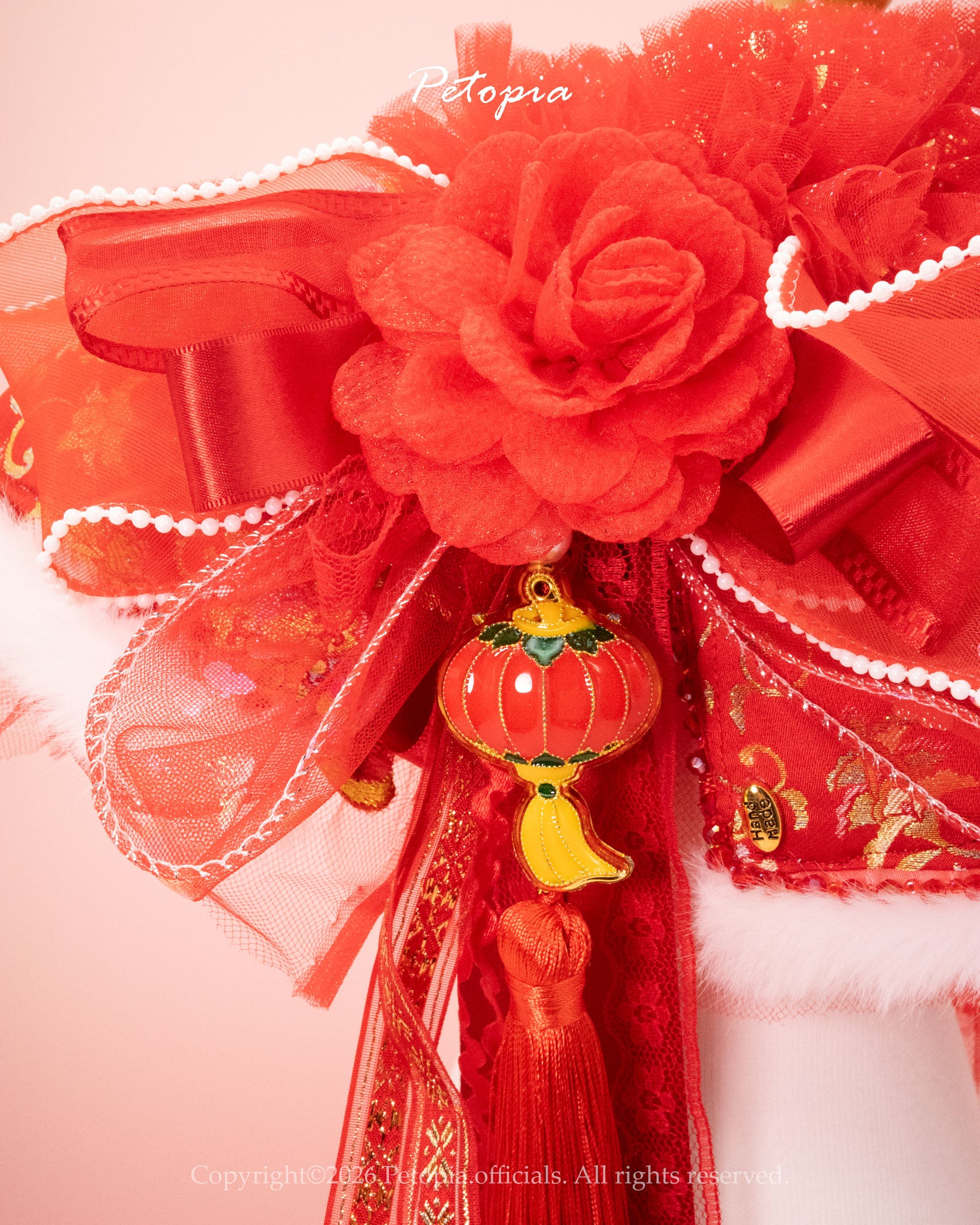 The Celestial Pegasus Song Brocade Bib