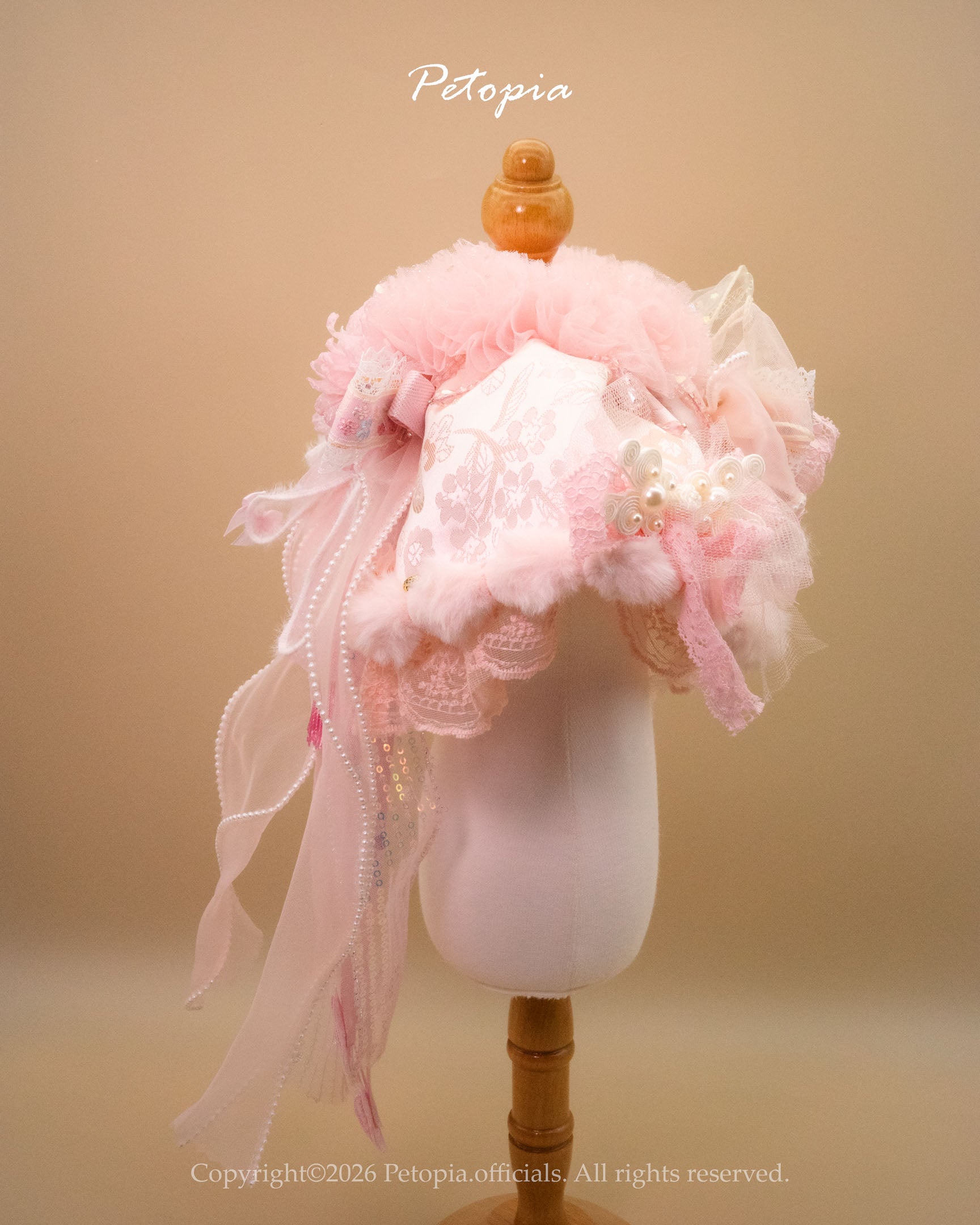 The 'Peach Blossom' Fairy Bib