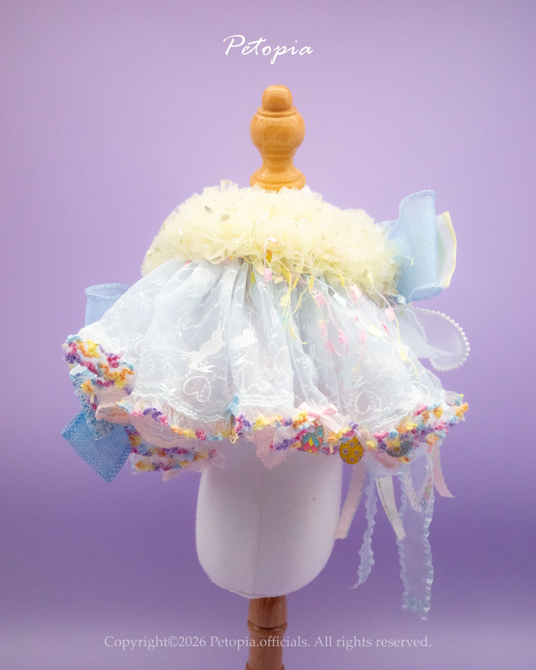 Spring Bloom Easter Bib