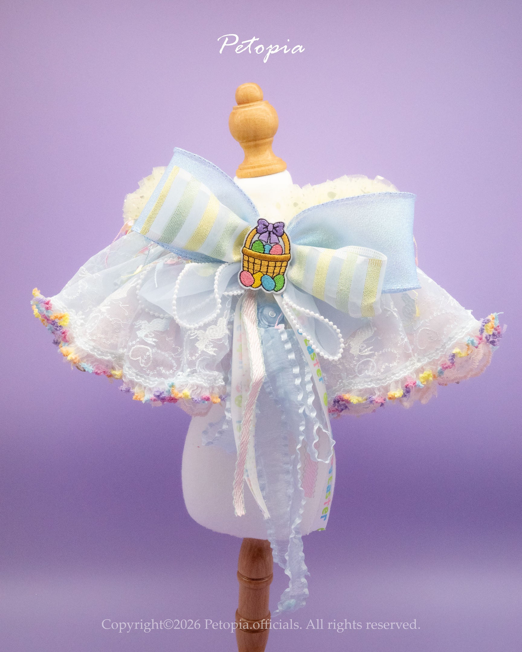 Spring Bloom Easter Bib