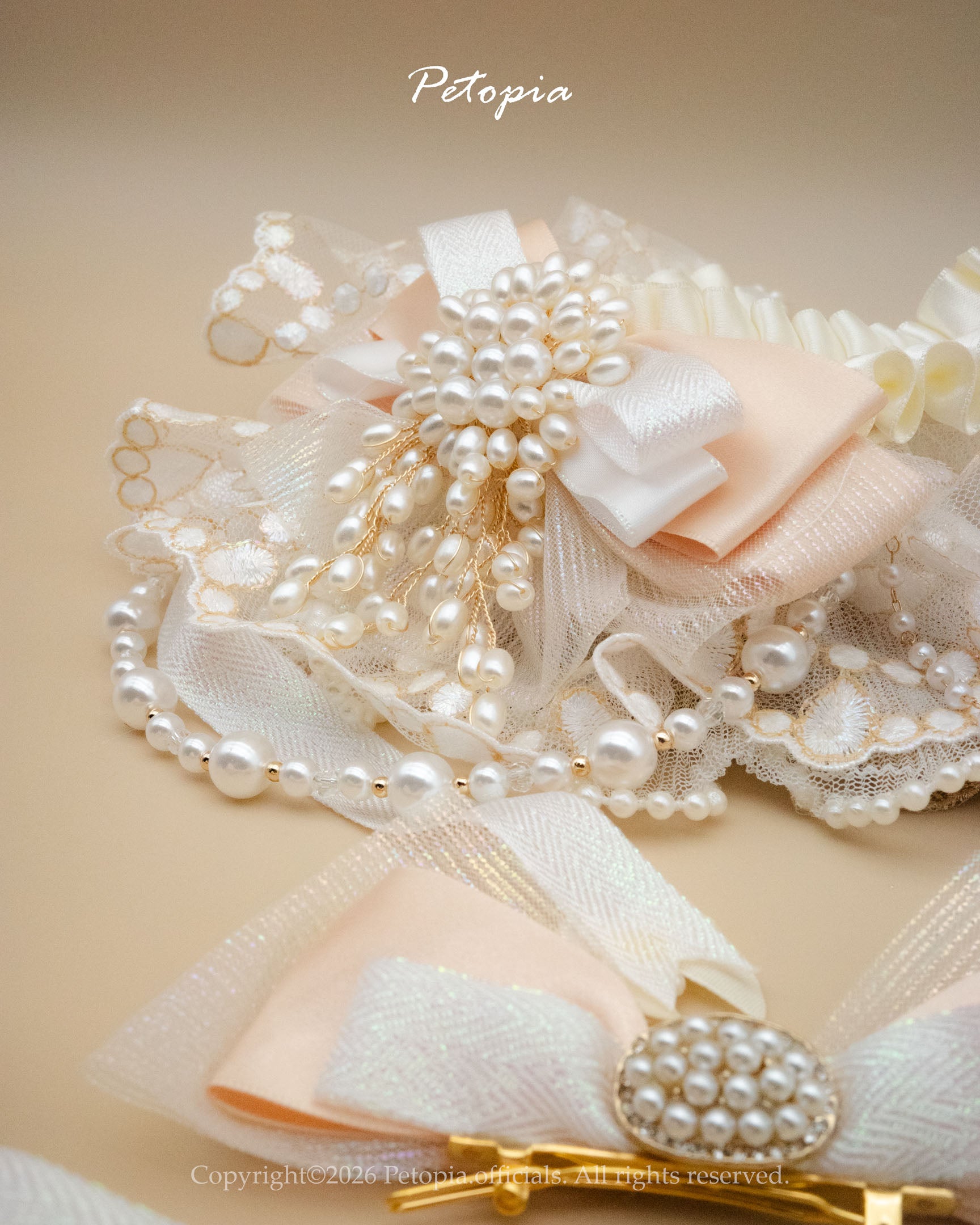 Pearl Lily of the Valley Bib