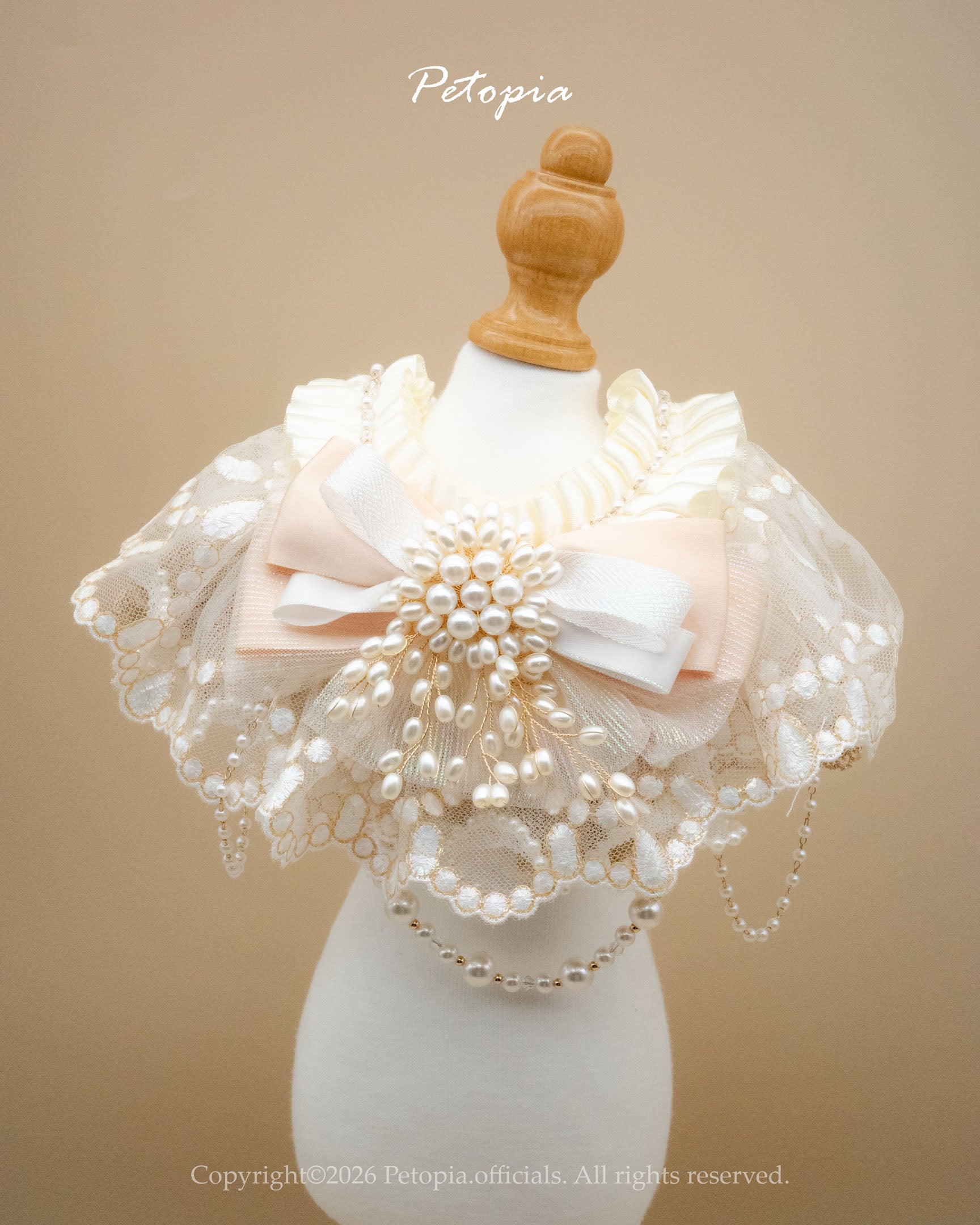 Pearl Lily of the Valley Bib