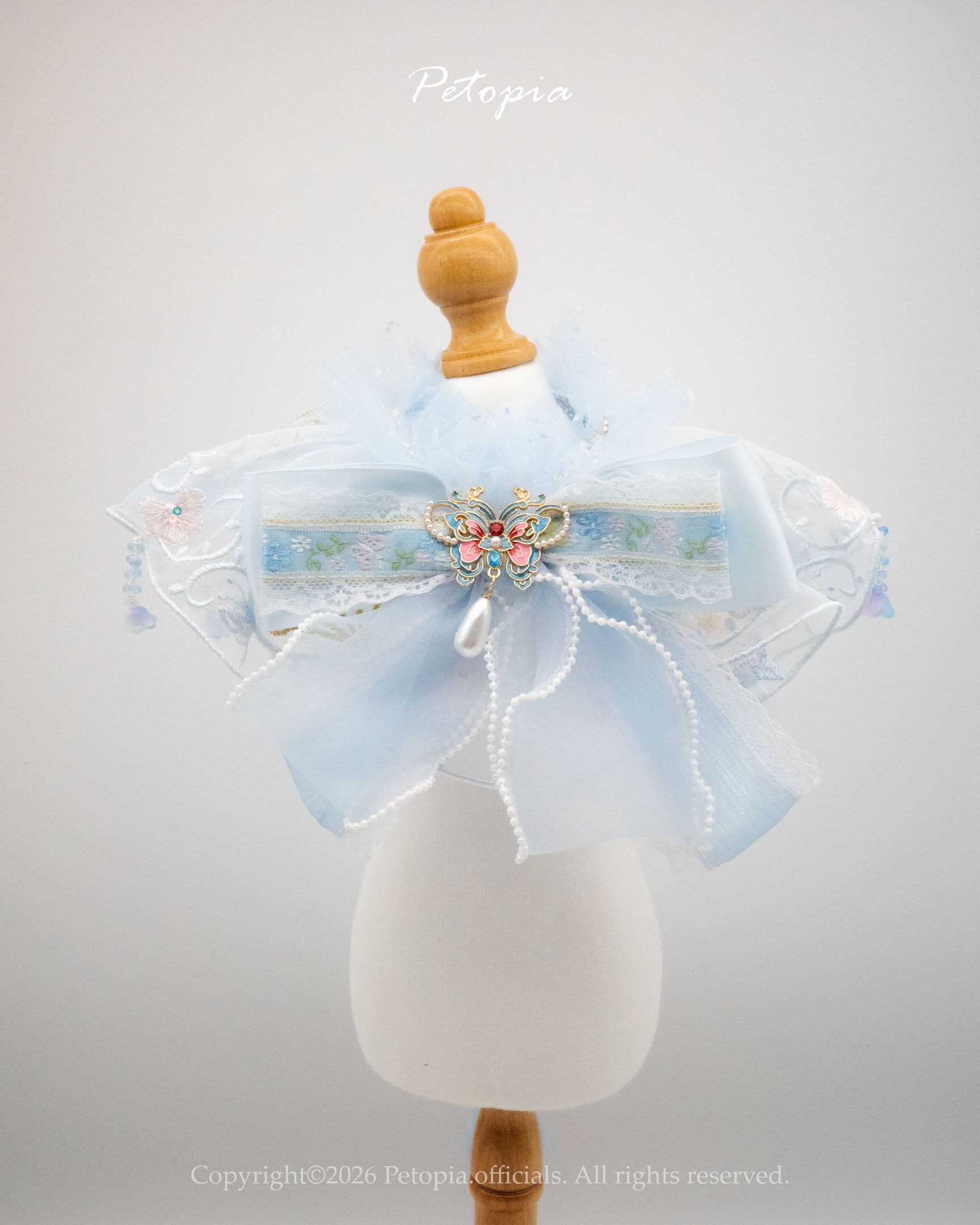 Frosty Butterfly Mist Bib