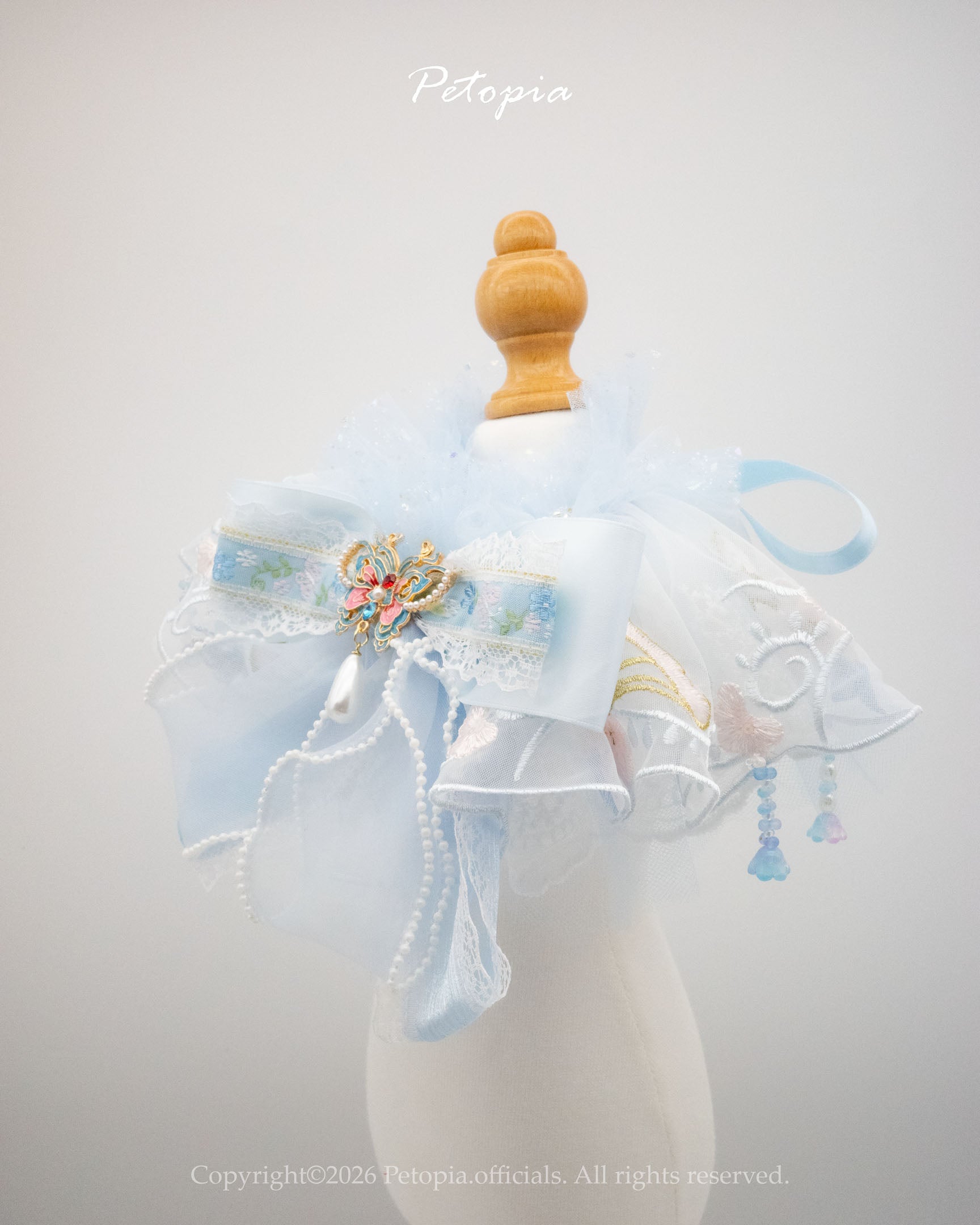 Frosty Butterfly Mist Bib