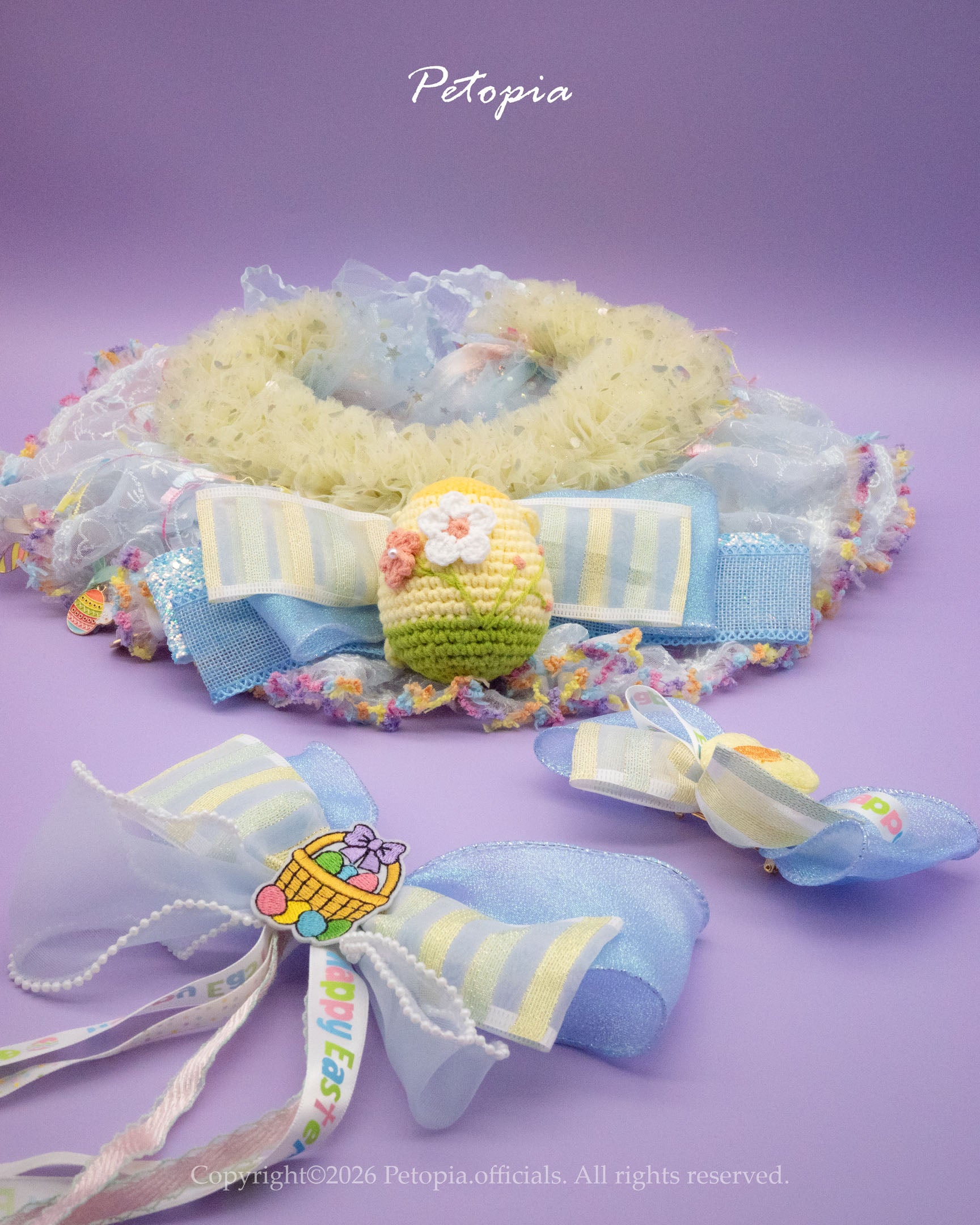 Spring Bloom Easter Bib